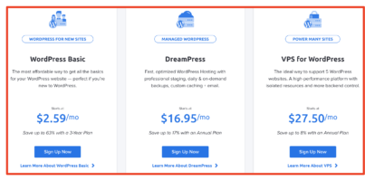 DreamHost wordpress hosting