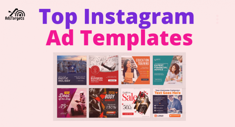 AdsTargets | Display Advertising Ad Network 30 Instagram ad templates