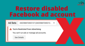 Facebook ad account disabled