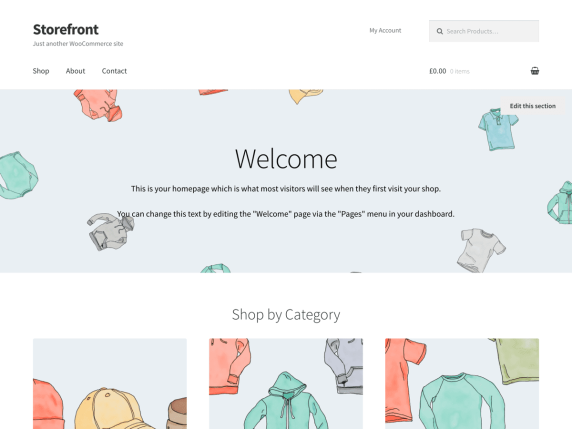 Storefront WordPress Theme