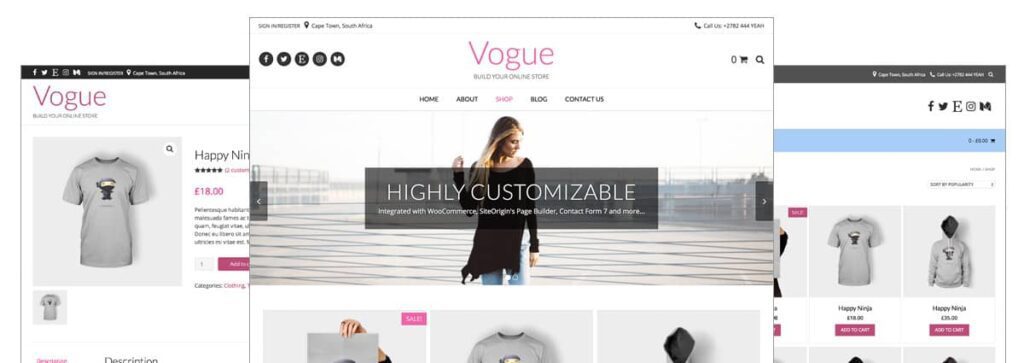 Vogue WordPress Theme