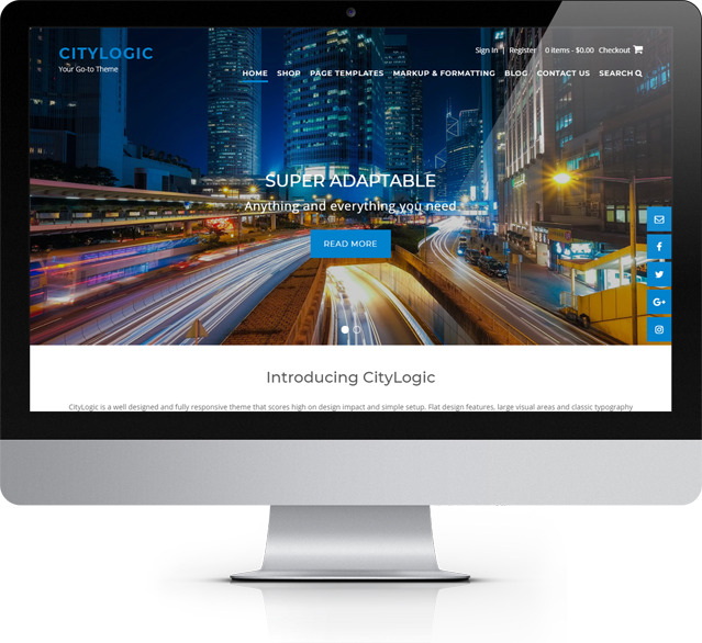 CityLogic WordPress Theme