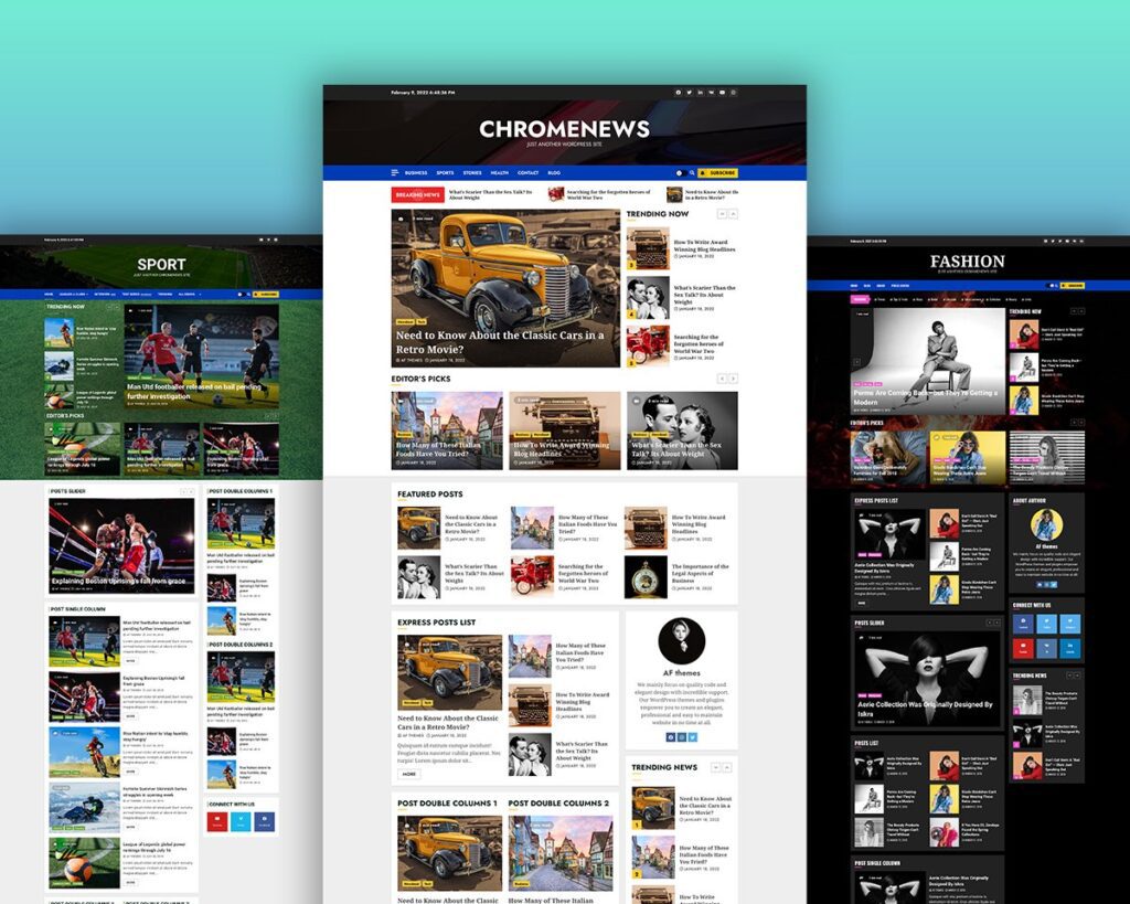 ChromeNews WordPress Theme