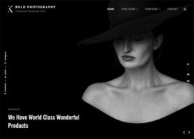 Bold Photography WordPress Theme