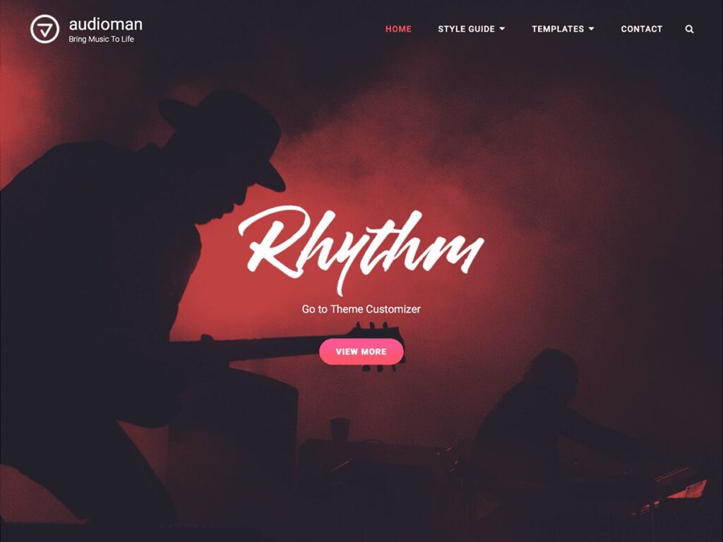 Audioman WordPress Theme