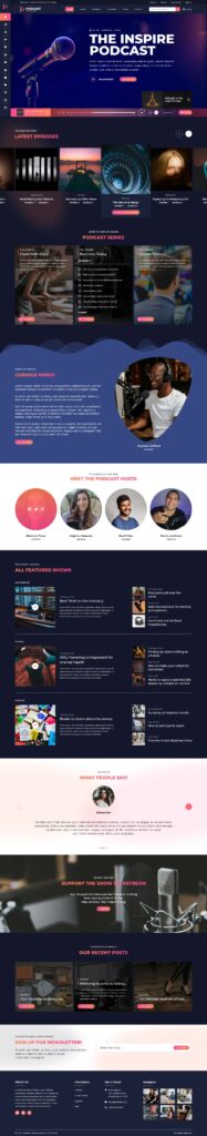 Video Podcasting WordPress Theme