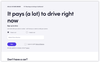 landing page example