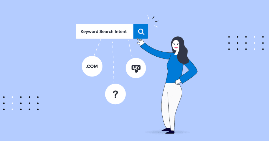 An image showing how to determine keyword search intent