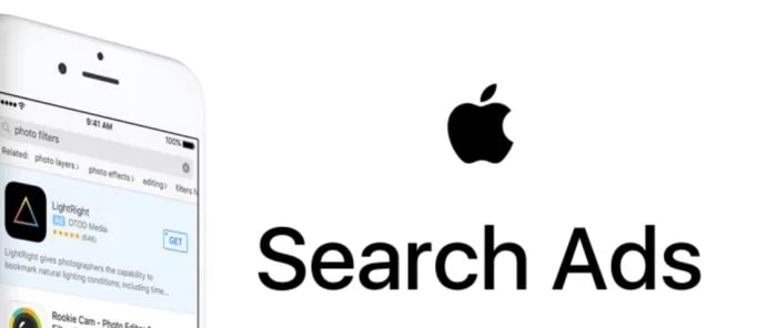 Anúncios de pesquisa da Apple