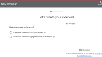 new campaign for youtube ads