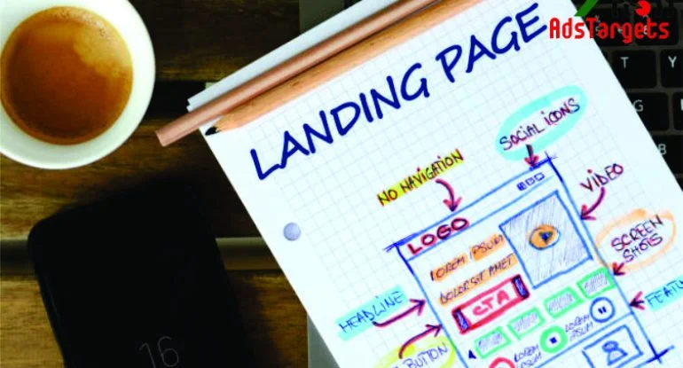 What is a landing page?