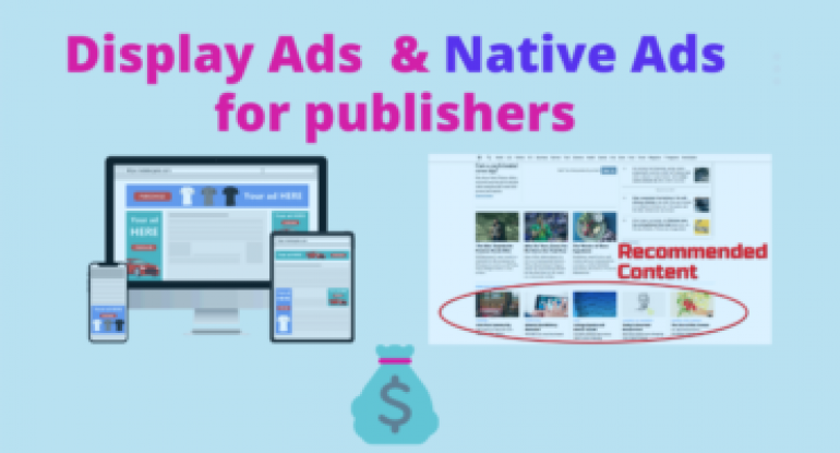 Native and Display ads